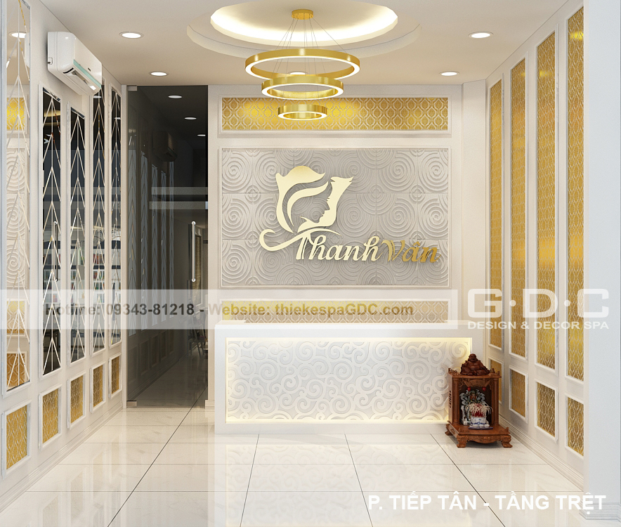 Thiết kế thẩm mỹ viện Thanh Vân - Q1 - 1