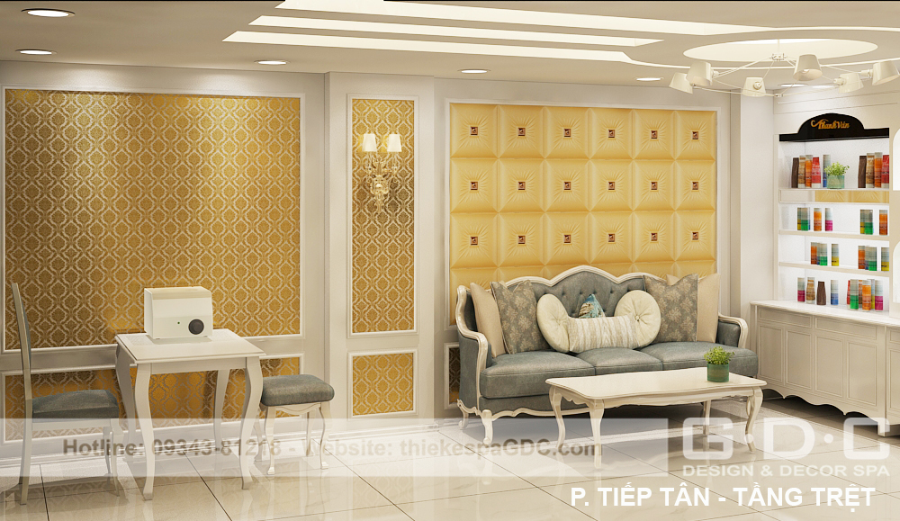 Thiết kế thẩm mỹ viện Thanh Vân - Q1 - 2