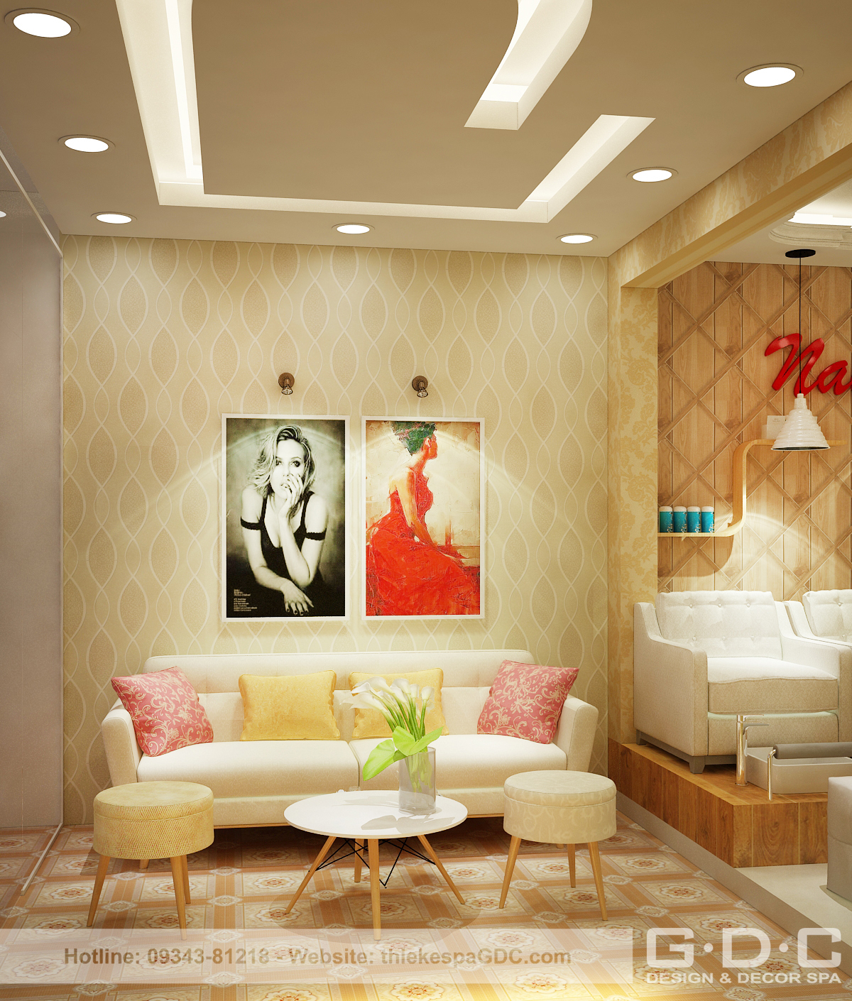 Thiết kế tiệm nail Today - 2