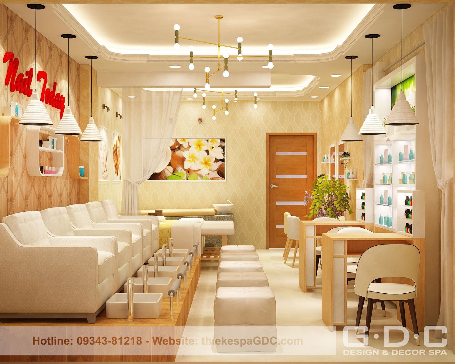 Thiết kế tiệm nail Today - 3