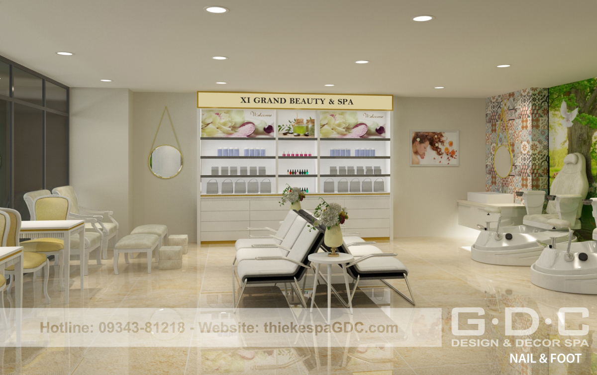 Thiết Kế spa XI GRAND - Quận 10 - 7