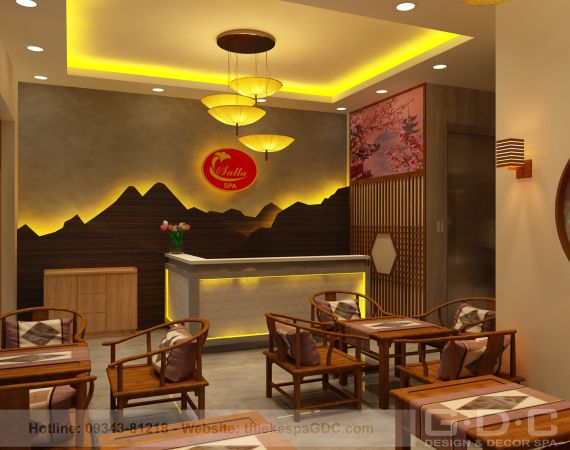 Top mẫu thiết kế spa gội đầu dưỡng sinh mini đẹp, hiện đại - 1